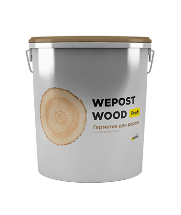 Wepost Wood Profi - герметик для деревянного домостроения