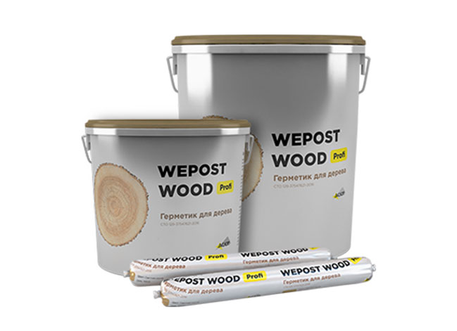 Wepost Wood Profi - герметик для деревянного домостроения