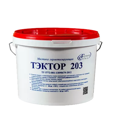 ТЭКТОР 203 - двухкомпонентная полиуретановая отверждающаяся мастика
